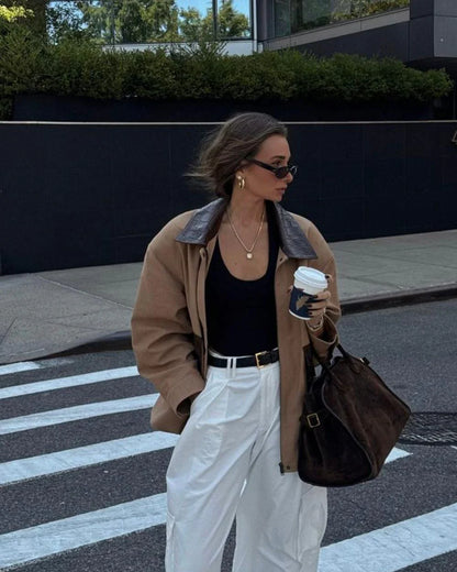 Monica | Borsa in pelle scamosciata