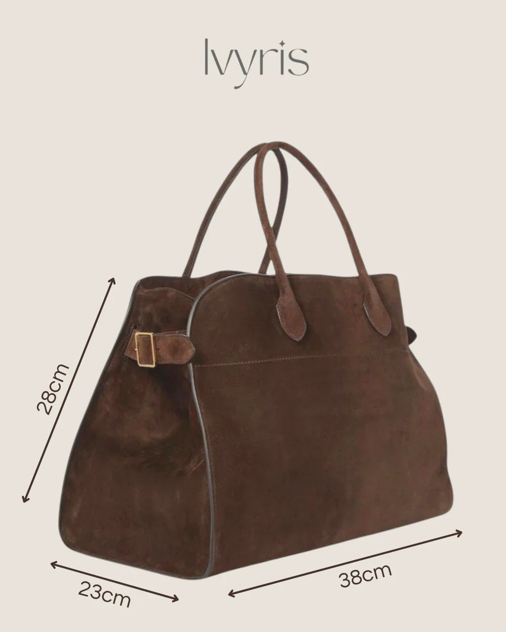 Monica | Borsa in pelle scamosciata