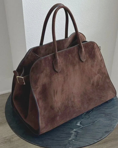 Monica | Borsa in pelle scamosciata